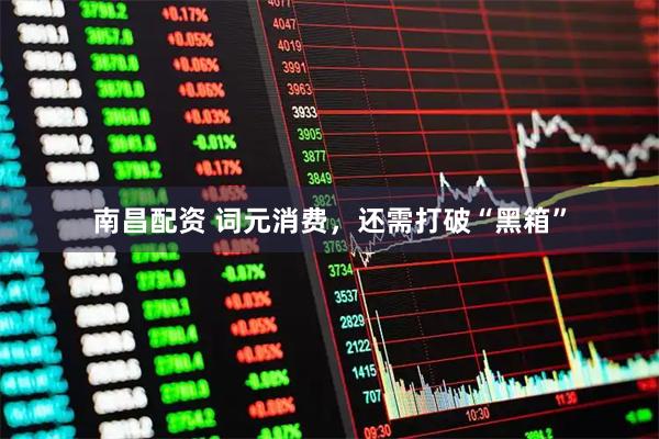 南昌配资 词元消费，还需打破“黑箱”